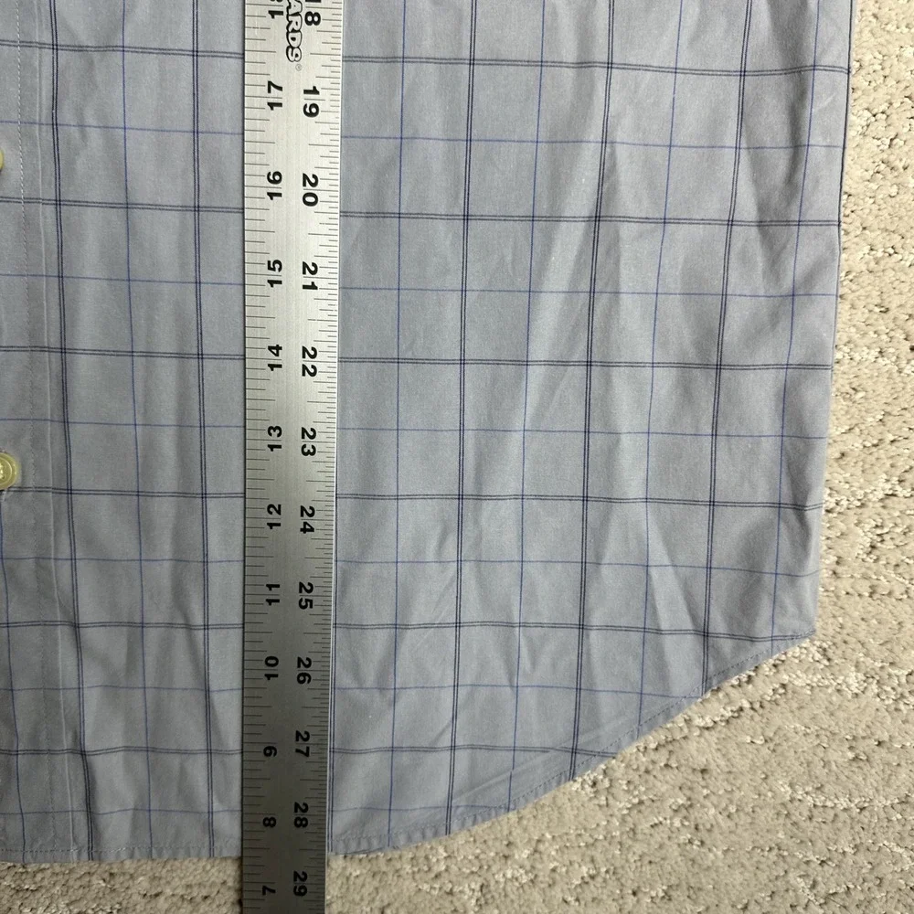 Men's Comme Ca Ism Large Long Sleeve Plaid Button Down Dress Shirt‎